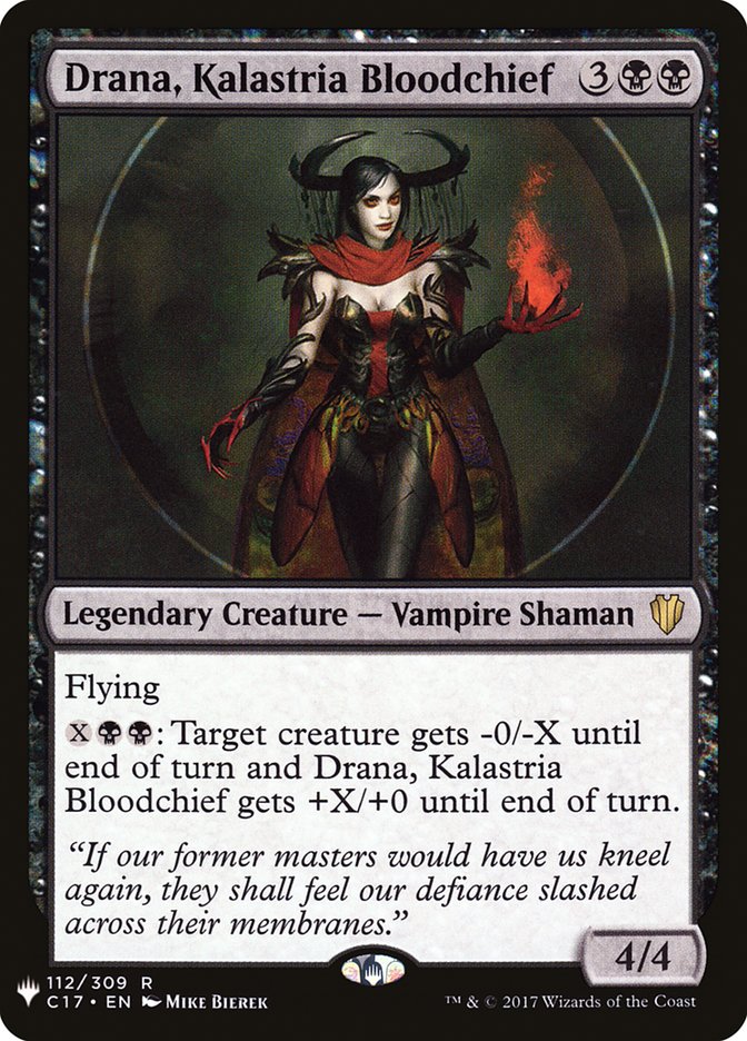 Drana, Kalastria Bloodchief [The List] (C17-112)