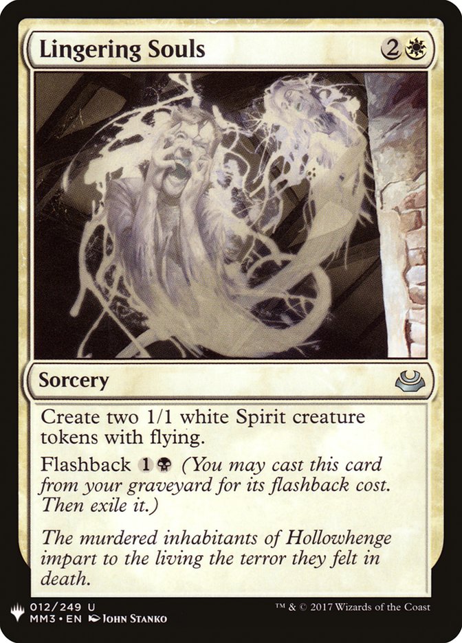 Lingering Souls [The List] (MM3-12)