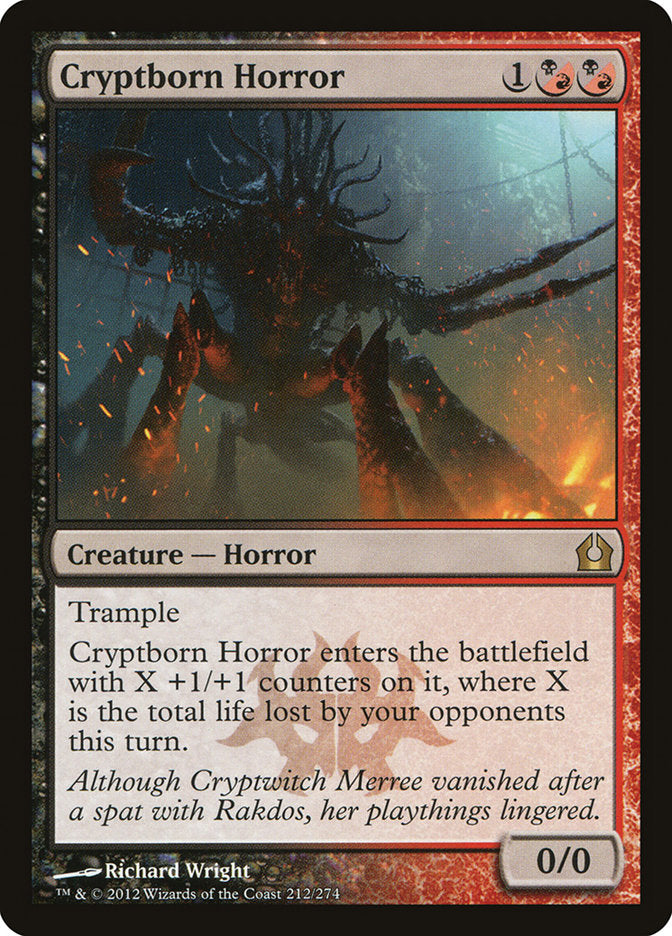 Cryptborn Horror [Return to Ravnica] (212)