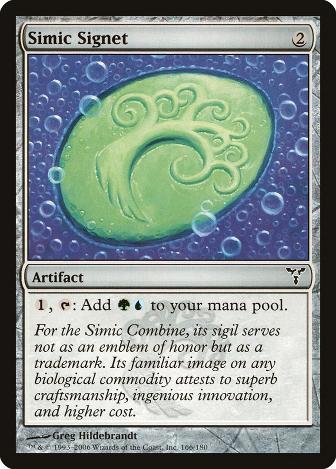Simic Signet [Dissension] (166)