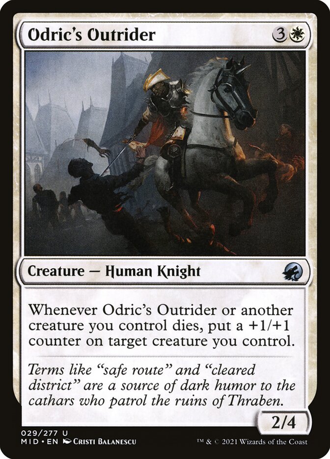 Odric's Outrider [Innistrad: Midnight Hunt] (29)