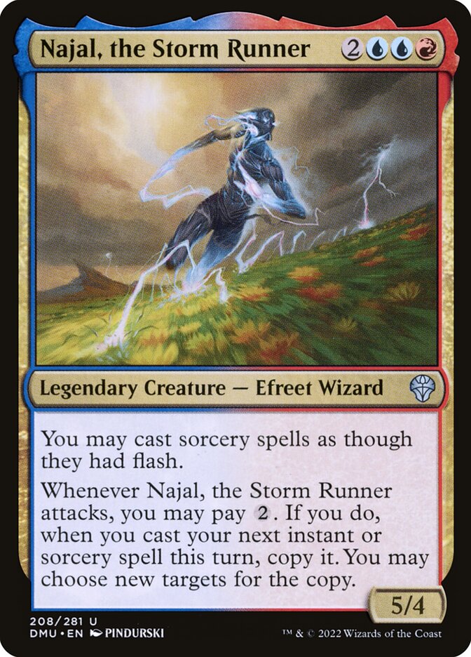 Najal, the Storm Runner [Dominaria United] (208)