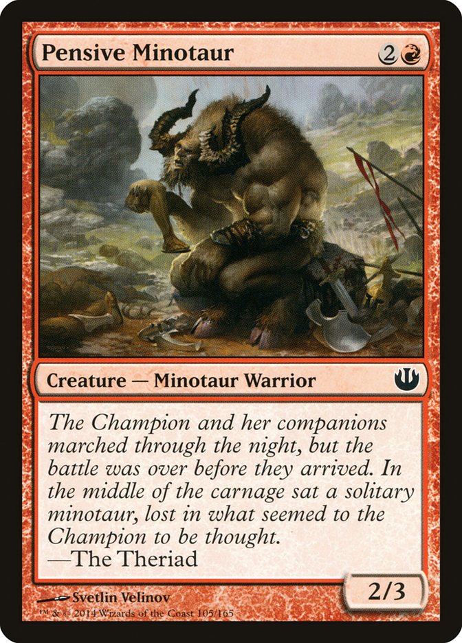 Pensive Minotaur [Journey into Nyx] (105)