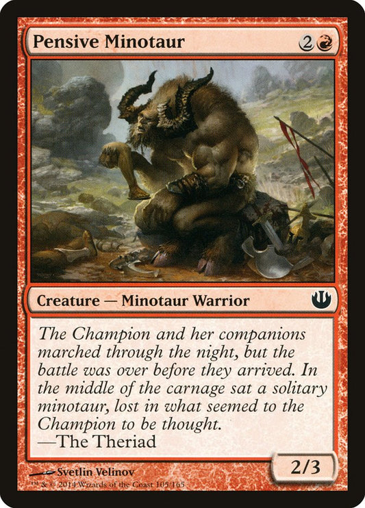 Pensive Minotaur [Journey into Nyx] (105)