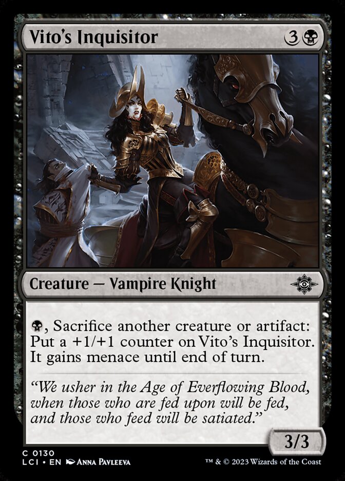 Vito's Inquisitor [The Lost Caverns of Ixalan] (130)