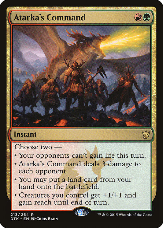 Atarka's Command [Dragons of Tarkir] (213)