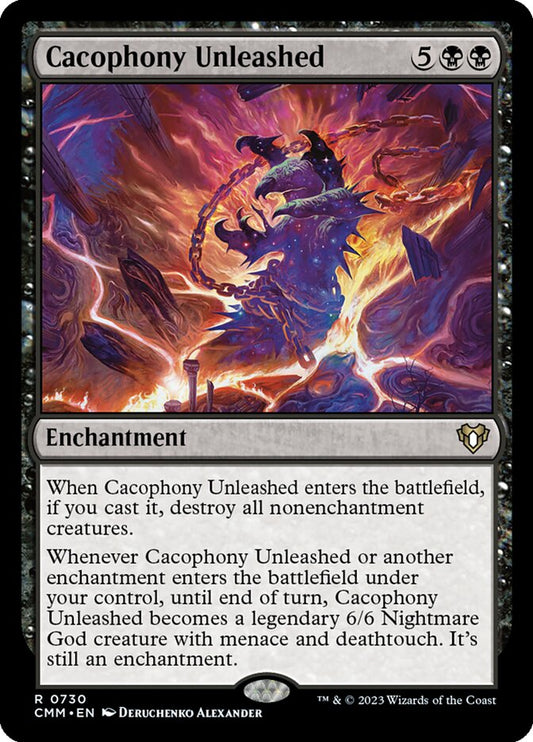 Cacophony Unleashed [Commander Masters] (730)