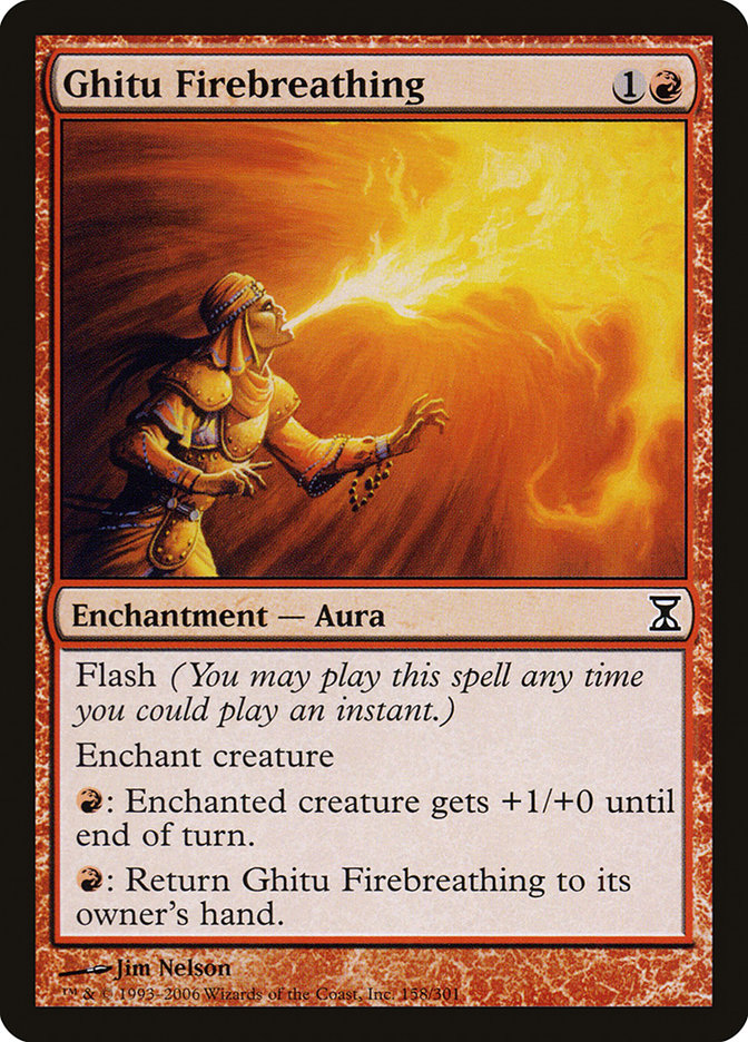 Ghitu Firebreathing [Time Spiral] (158)