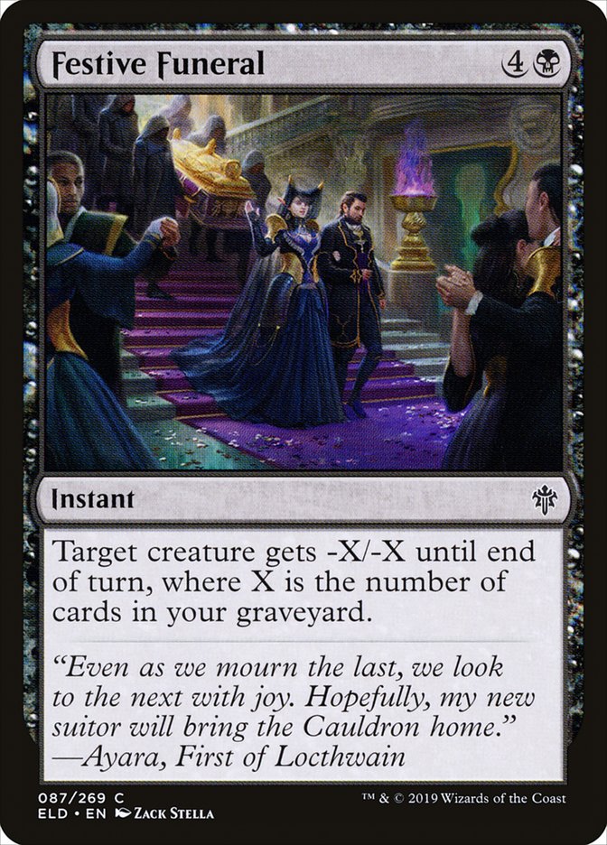 Festive Funeral [Throne of Eldraine] (87)