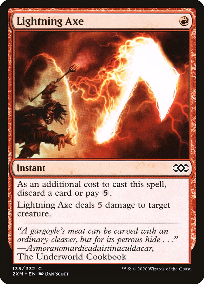 Lightning Axe [Double Masters] (135)