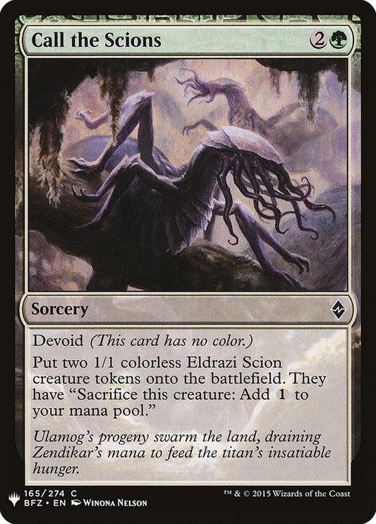 Call the Scions [The List] (BFZ-165)