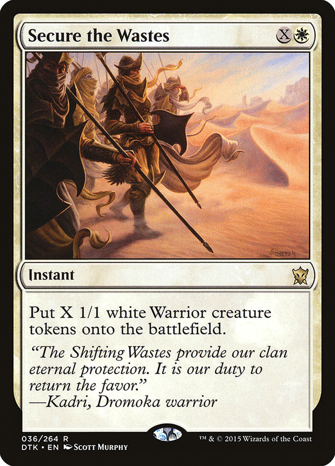 Secure the Wastes [Dragons of Tarkir] (36)