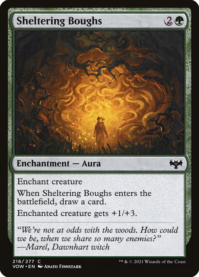 Sheltering Boughs [Innistrad: Crimson Vow] (218)