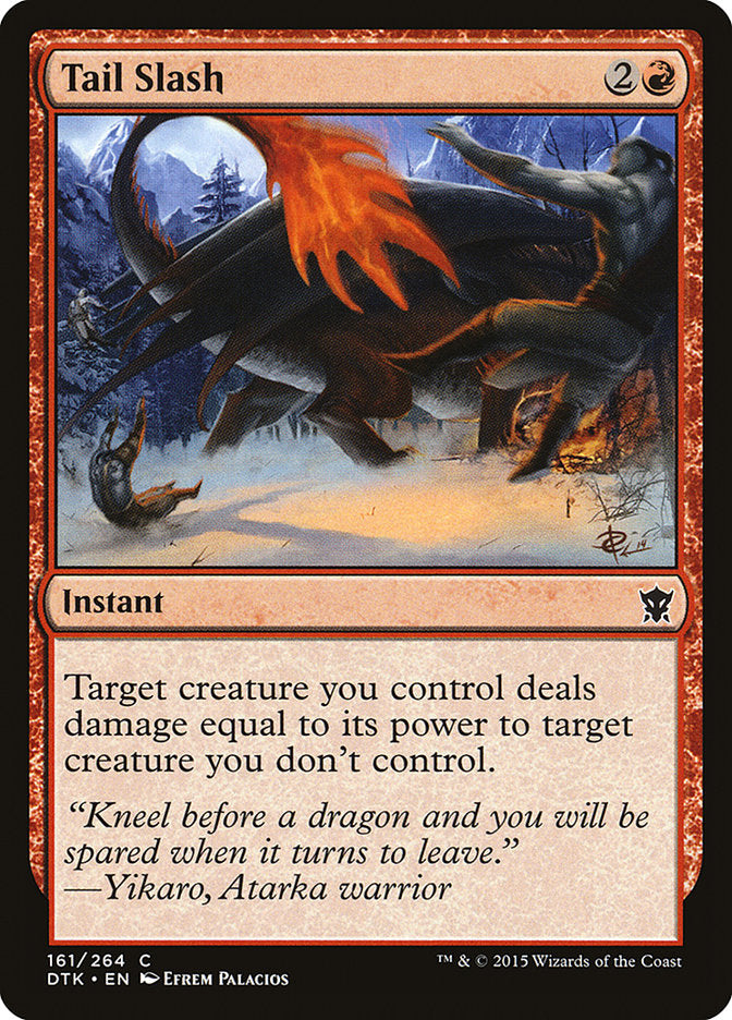Tail Slash [Dragons of Tarkir] (161)