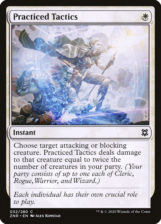 Practiced Tactics [Zendikar Rising] (32)