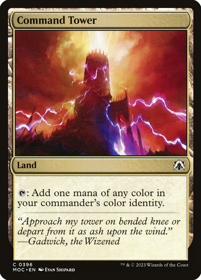 Command Tower [March of the Machine Commander] (396)