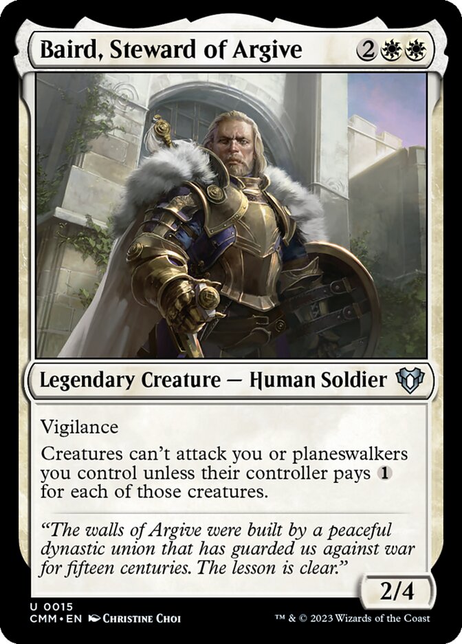 Baird, Steward of Argive [Commander Masters] (15)