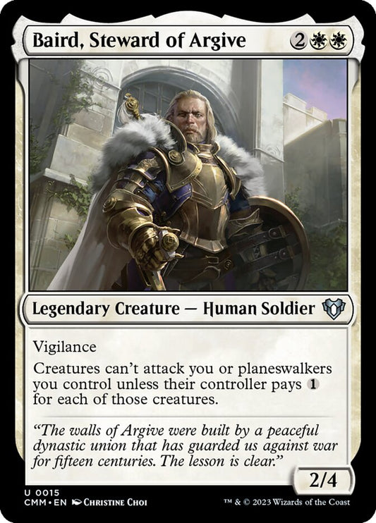 Baird, Steward of Argive [Commander Masters] (15)