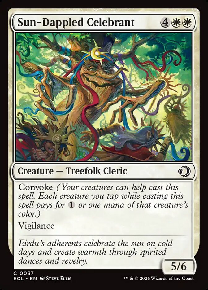 Sun-Dappled Celebrant [Lorwyn Eclipsed] (37)