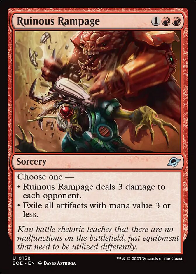 Ruinous Rampage [Edge of Eternities] (158)