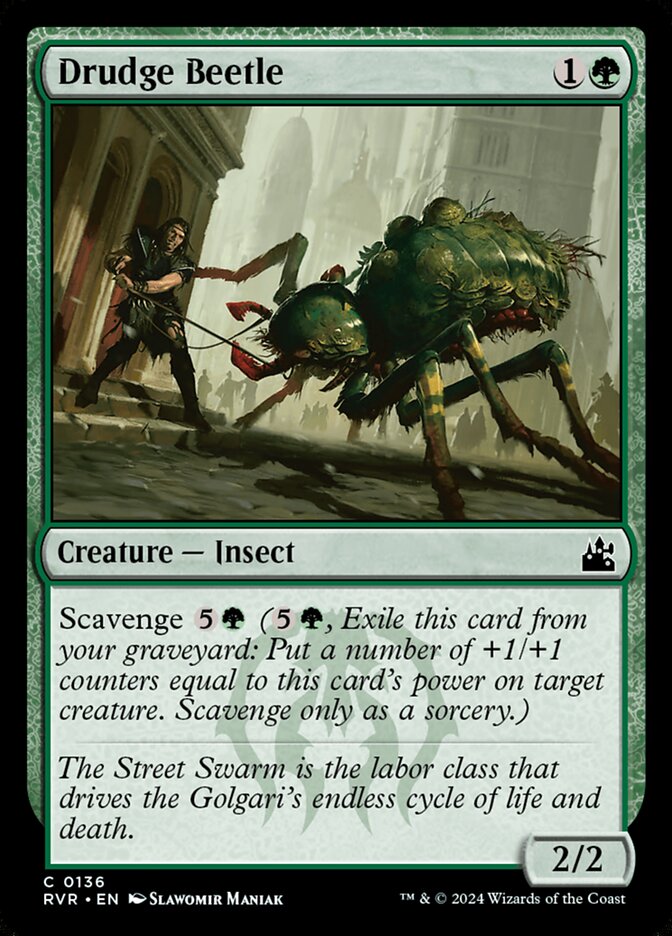 Drudge Beetle [Ravnica Remastered] (136)
