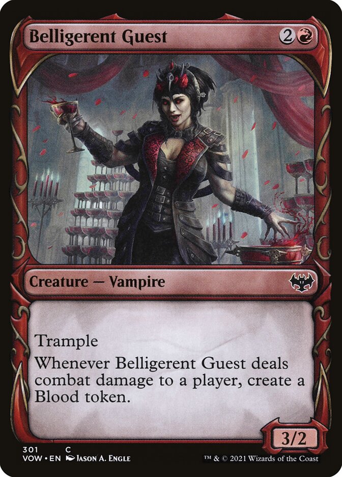 Belligerent Guest [Innistrad: Crimson Vow] (301)