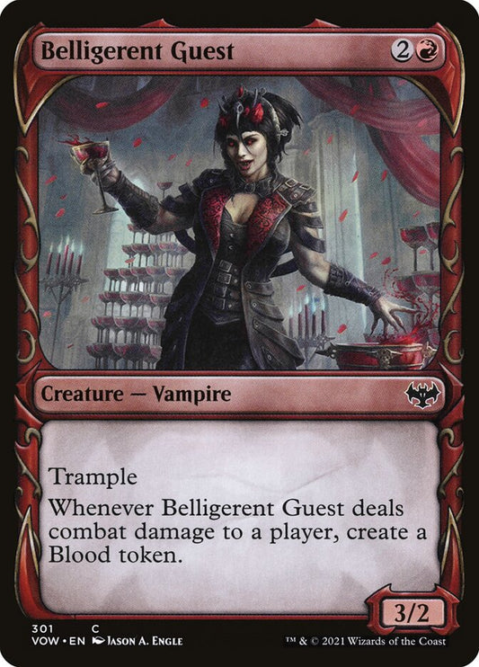 Belligerent Guest [Innistrad: Crimson Vow] (301)