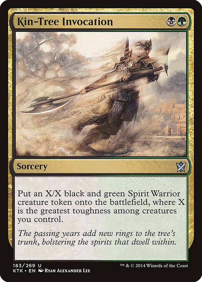 Kin-Tree Invocation [Khans of Tarkir] (183)
