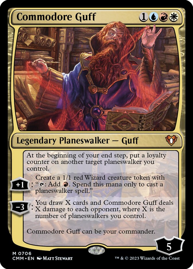 Commodore Guff [Commander Masters] (706)