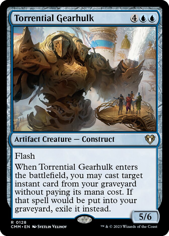 Torrential Gearhulk [Commander Masters] (128)