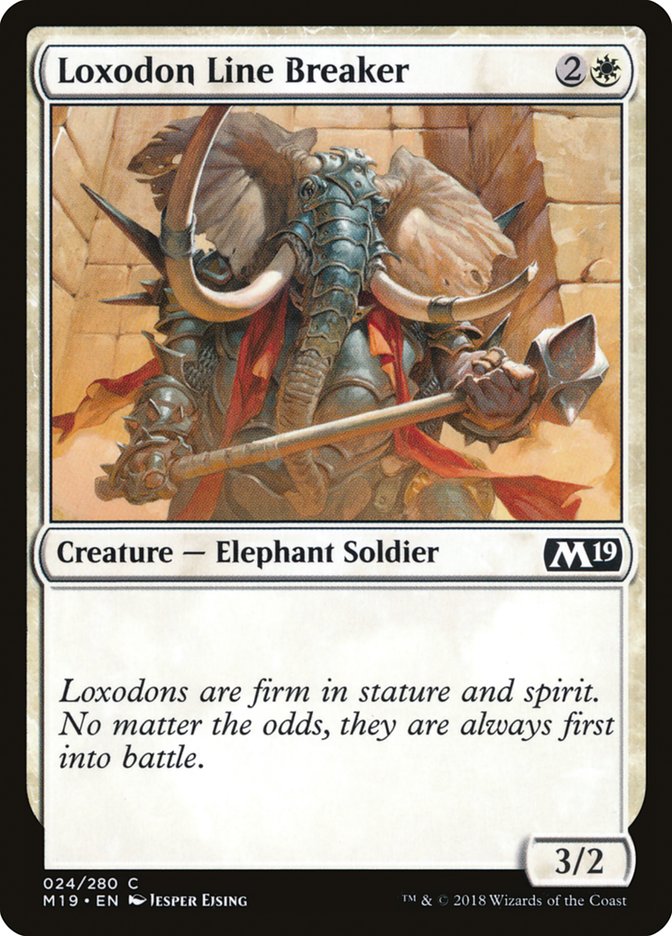 Loxodon Line Breaker [Core Set 2019] (24)