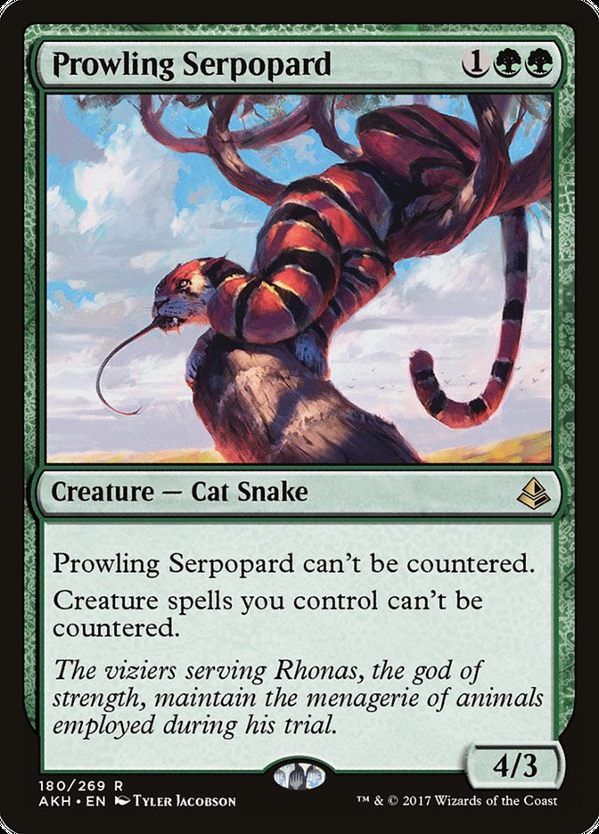 Prowling Serpopard [Amonkhet] (180)