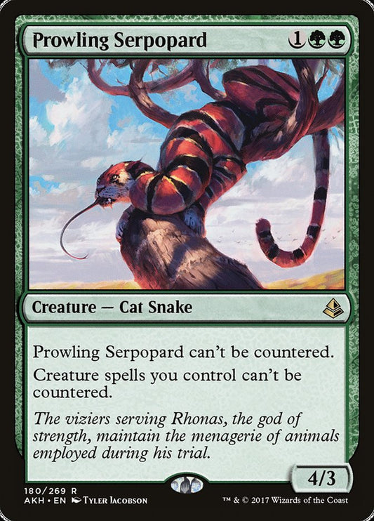 Prowling Serpopard [Amonkhet] (180)