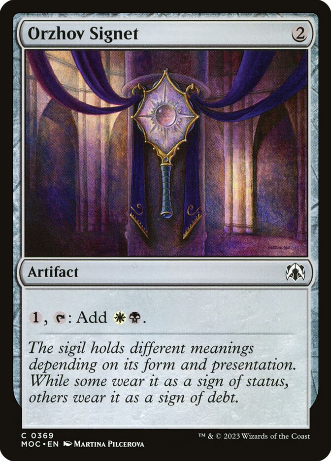 Orzhov Signet [March of the Machine Commander] (369)