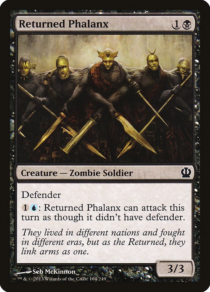 Returned Phalanx [Theros] (104)