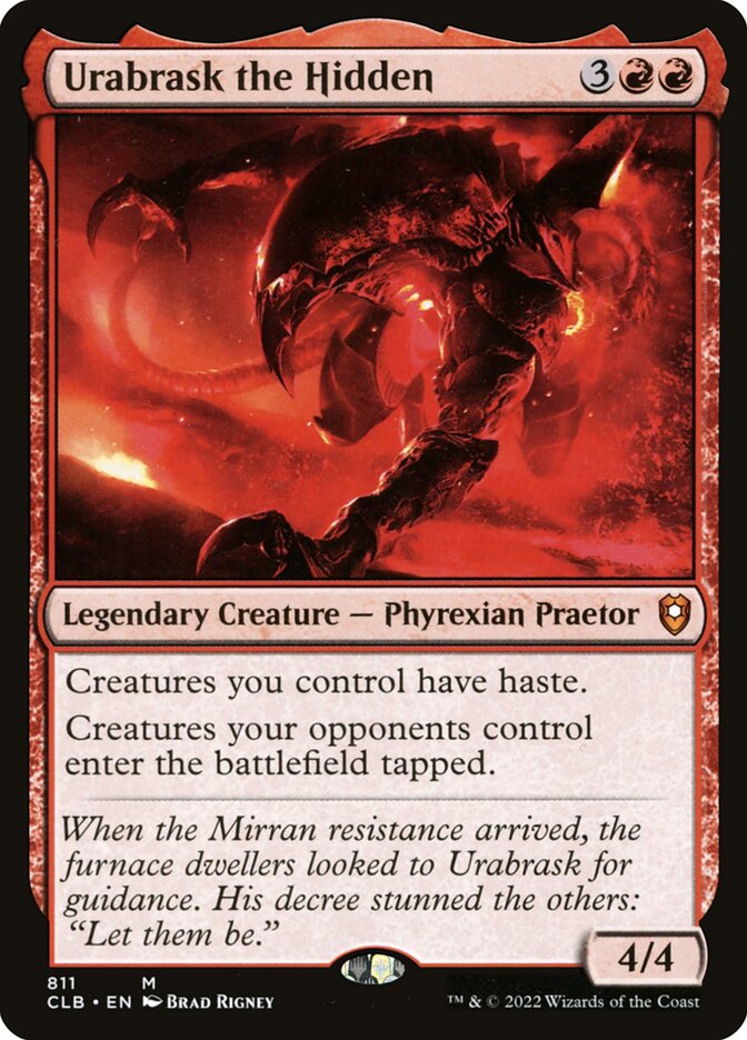Urabrask the Hidden [Commander Legends: Battle for Baldur's Gate] (811)