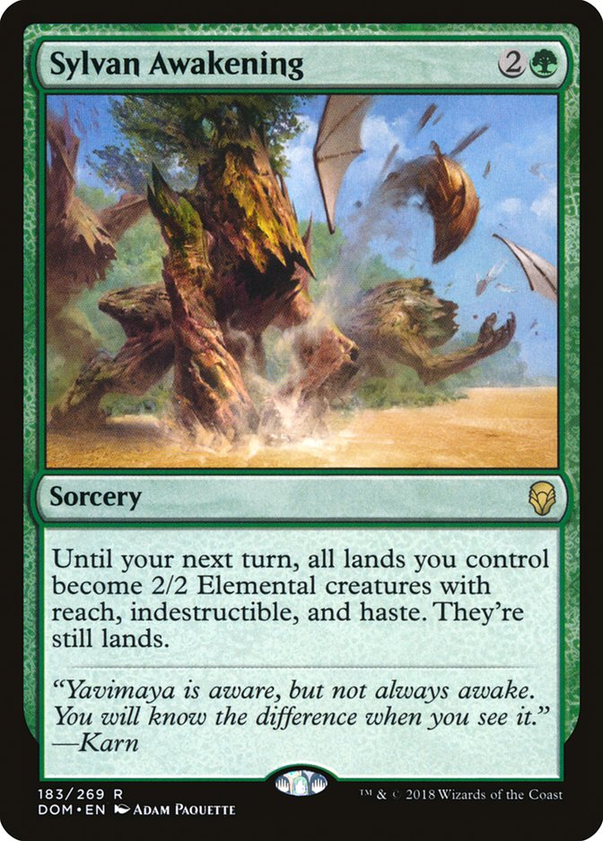 Sylvan Awakening [Dominaria] (183)