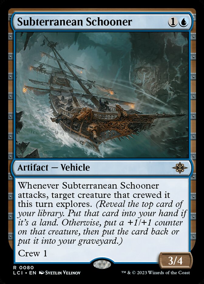 Subterranean Schooner [The Lost Caverns of Ixalan] (80)