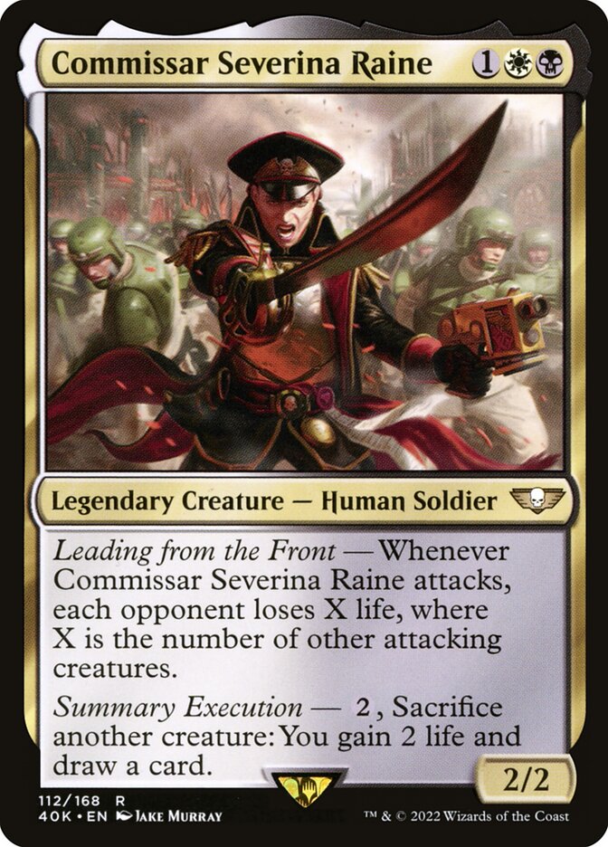 Commissar Severina Raine [Warhammer 40,000 Commander] (112)