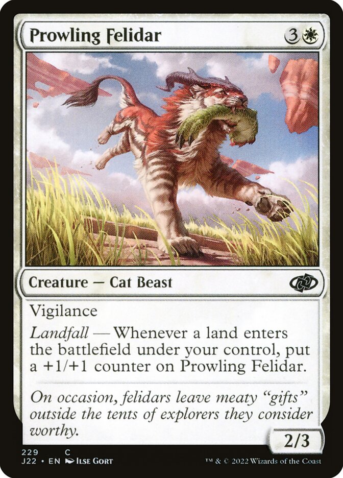 Prowling Felidar [Jumpstart 2022] (229)