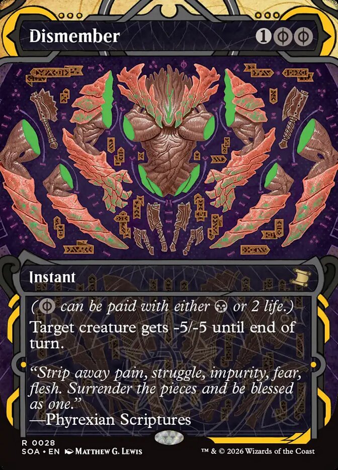 Dismember [Secrets of Strixhaven Mystical Archive] (28)