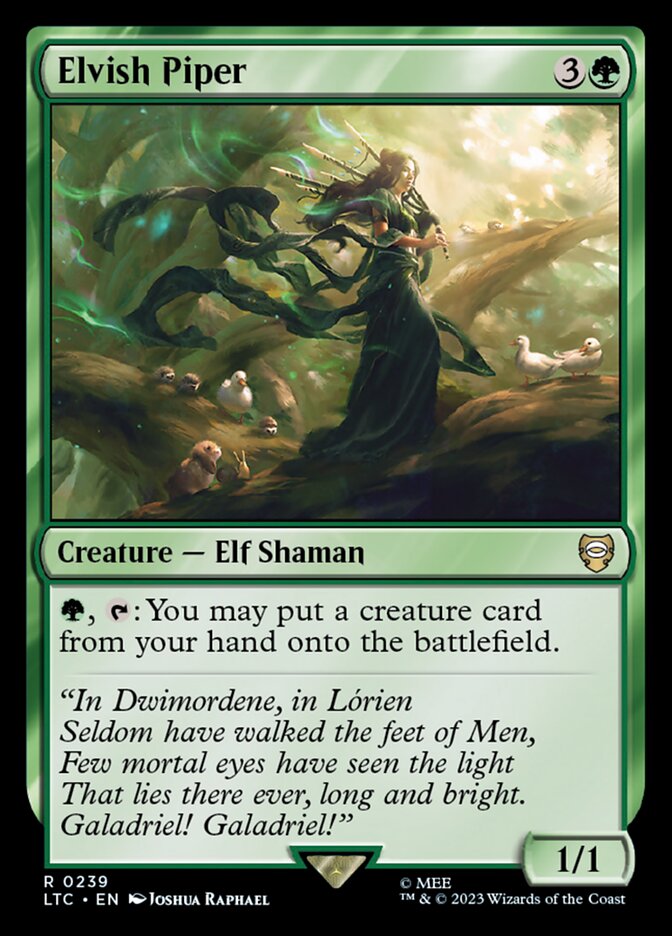 Elvish Piper [Tales of Middle-earth Commander] (239)