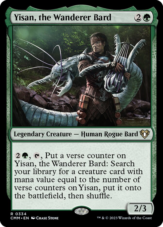 Yisan, the Wanderer Bard [Commander Masters] (334)