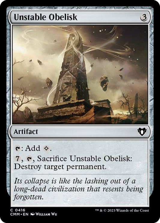 Unstable Obelisk [Commander Masters] (416)