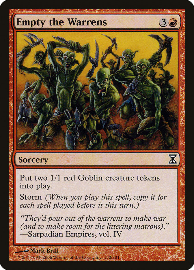 Empty the Warrens [Time Spiral] (152)