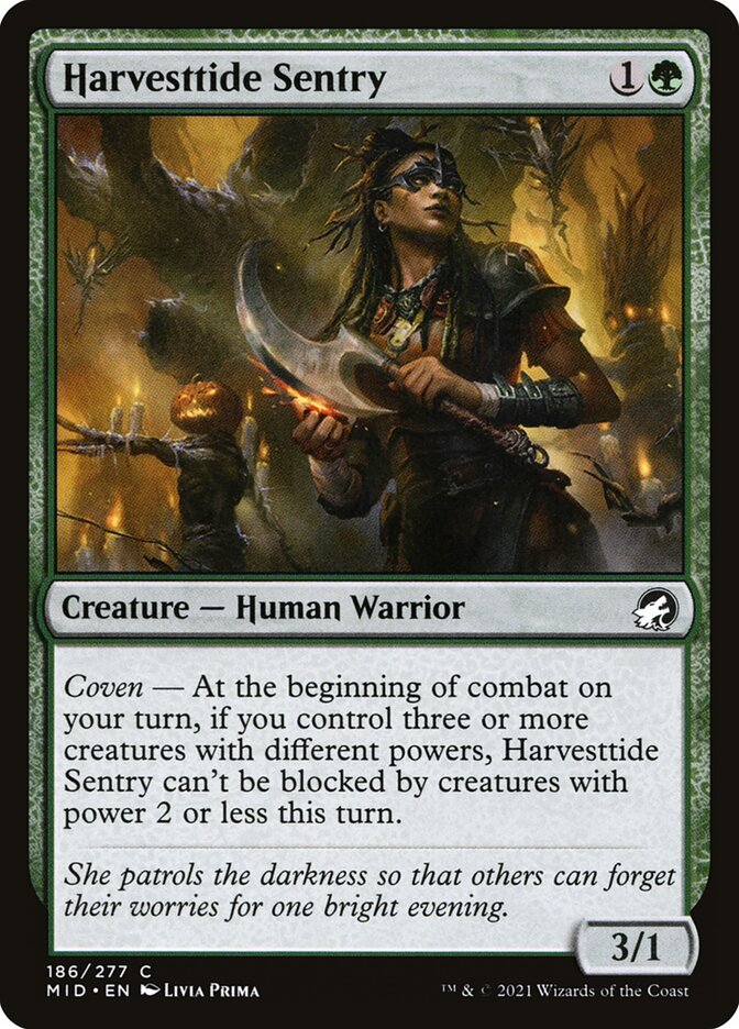 Harvesttide Sentry [Innistrad: Midnight Hunt] (186)