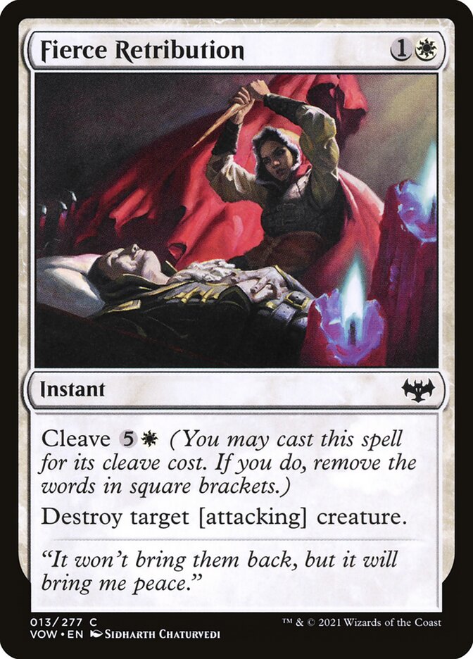 Fierce Retribution [Innistrad: Crimson Vow] (13)