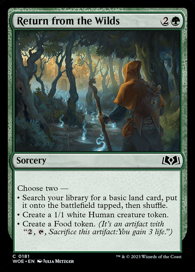 Return from the Wilds [Wilds of Eldraine] (181)