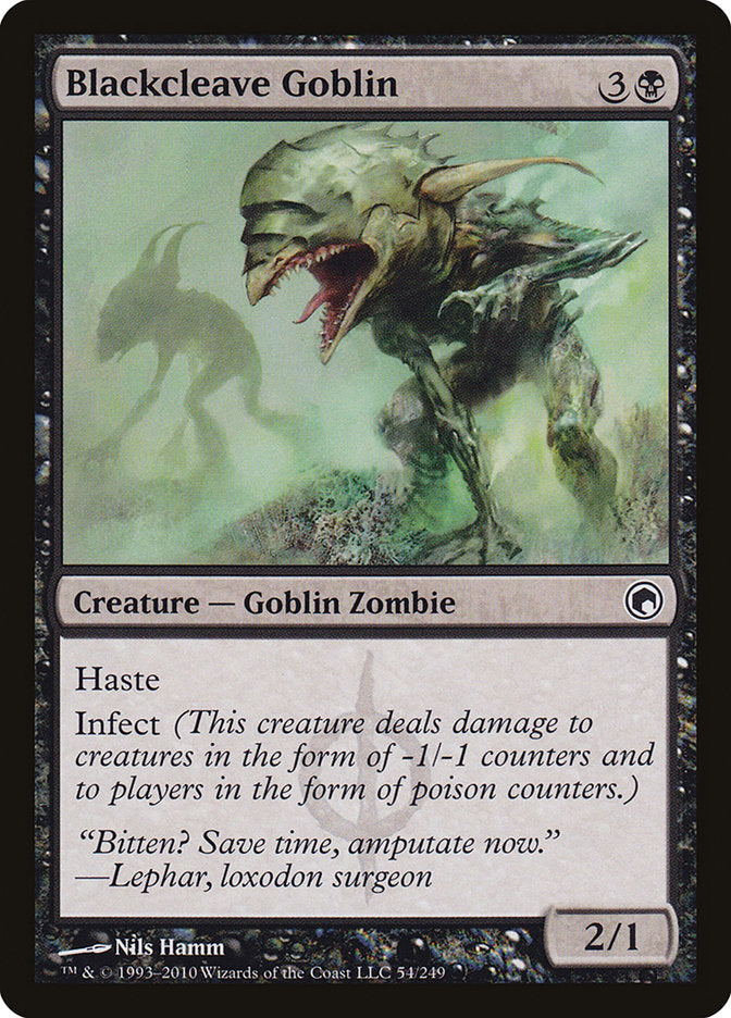 Blackcleave Goblin [Scars of Mirrodin] (54)