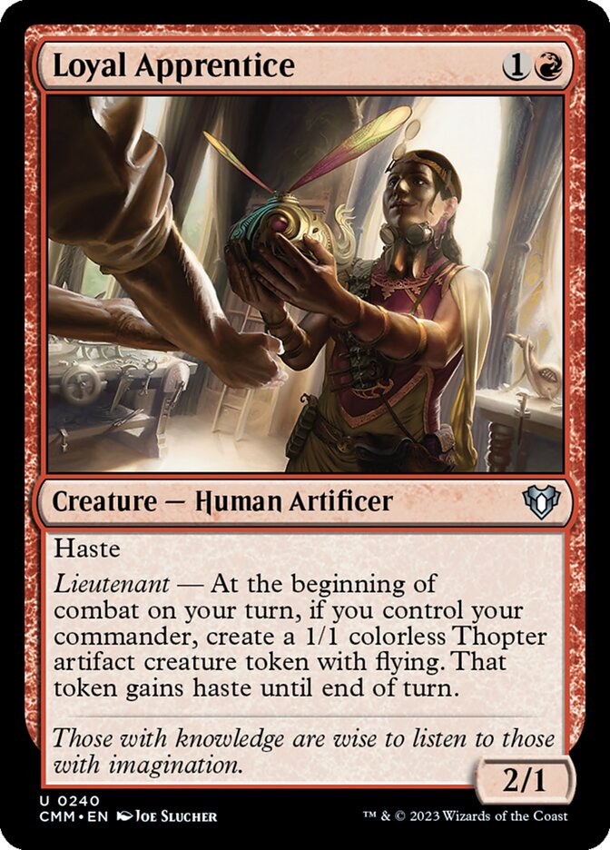 Loyal Apprentice [Commander Masters] (240)
